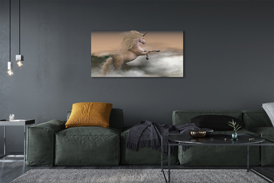 Quadro em tela Unicórnio da Nuvem