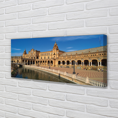 Quadro em tela Praça da Cidade Velha da Espanha