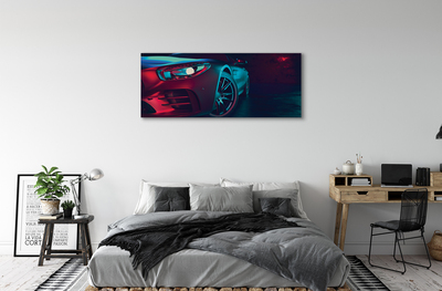 Quadro em tela Luzes do carro