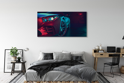Quadro em tela Luzes do carro