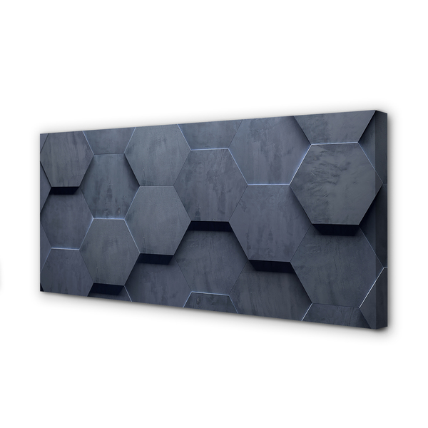 Pintura em tela Fatias de concreto de pedra