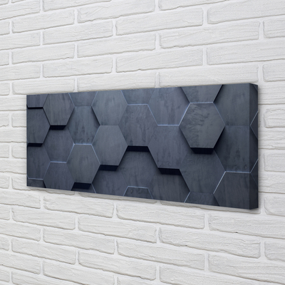 Pintura em tela Fatias de concreto de pedra