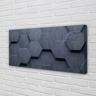 Pintura em tela Fatias de concreto de pedra