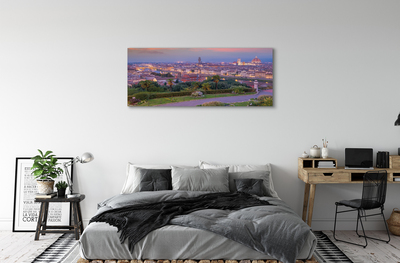 Quadro em tela Rio Panorama da Itália
