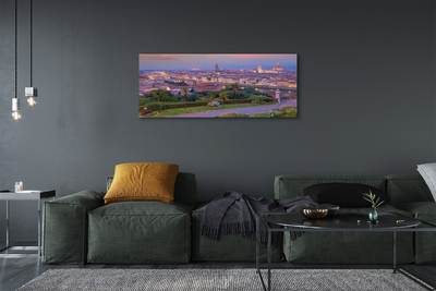 Quadro em tela Rio Panorama da Itália