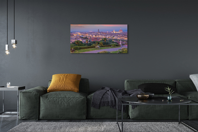 Quadro em tela Rio Panorama da Itália