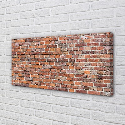 Quadro em tela Parede de tijolos vintage