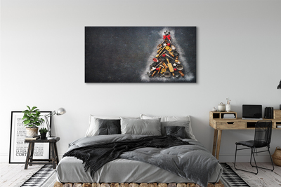 Pintura em tela decorações para árvores de Natal