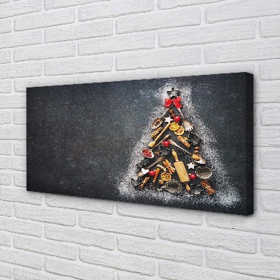 Pintura em tela decorações para árvores de Natal