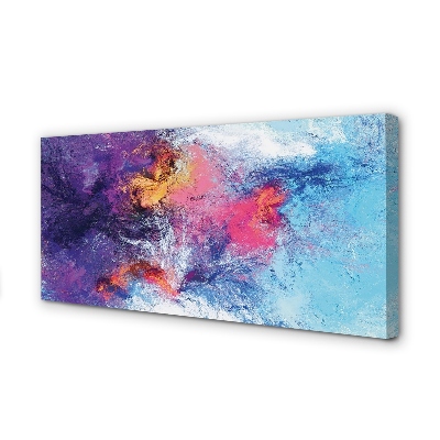 Quadro em tela Imagem labiríntica colorida