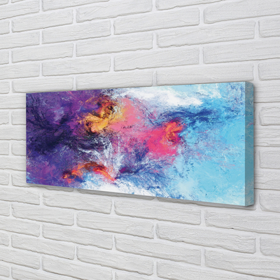 Quadro em tela Imagem labiríntica colorida