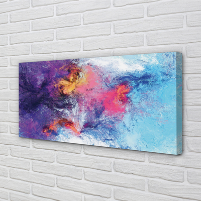 Quadro em tela Imagem labiríntica colorida