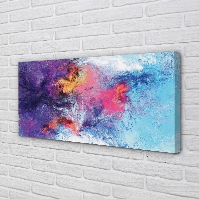 Quadro em tela Imagem labiríntica colorida