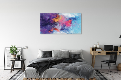 Quadro em tela Imagem labiríntica colorida