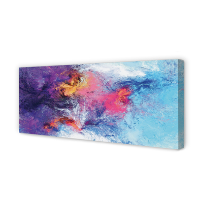 Quadro em tela Imagem labiríntica colorida