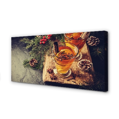 Pintura em tela Chá de inverno de cravo