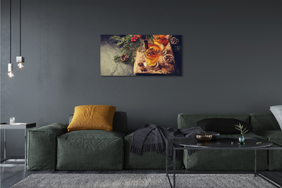 Pintura em tela Chá de inverno de cravo