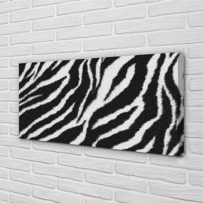 Quadro em tela Pele de zebra
