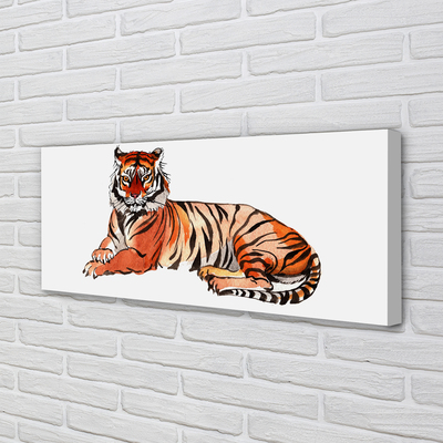 Pintura em tela Tigre Pintado