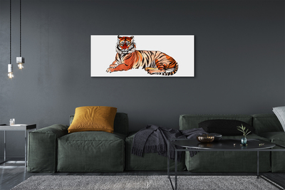 Pintura em tela Tigre Pintado