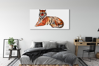 Pintura em tela Tigre Pintado