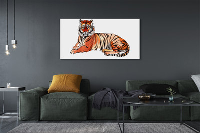 Pintura em tela Tigre Pintado