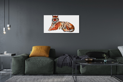 Pintura em tela Tigre Pintado