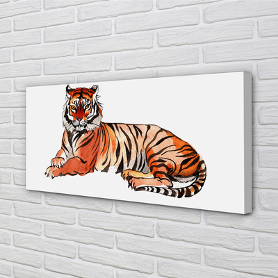 Pintura em tela Tigre Pintado