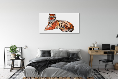 Pintura em tela Tigre Pintado