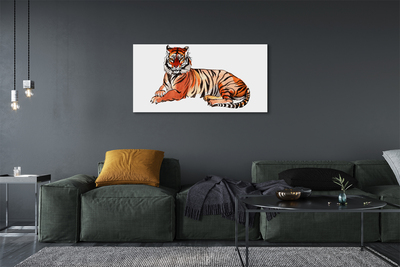 Pintura em tela Tigre Pintado