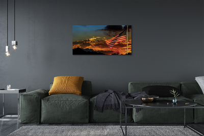 Pintura em tela Bandeira dos Estados Unidos