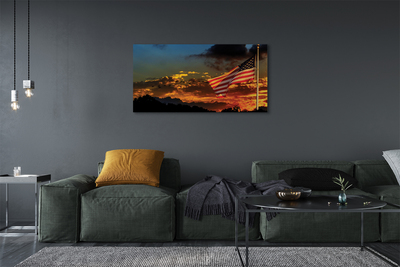 Pintura em tela Bandeira dos Estados Unidos