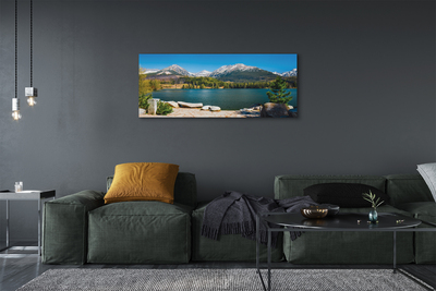 Pintura em tela Lago de montanha