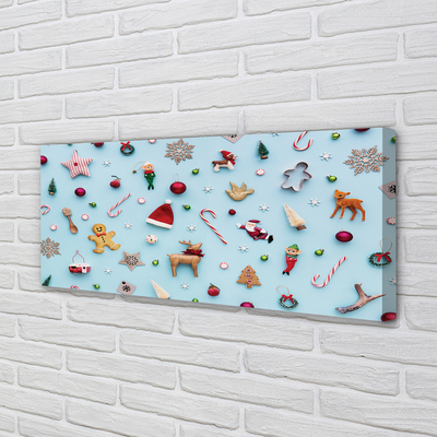 Quadro em tela Enfeites, decorações, doces