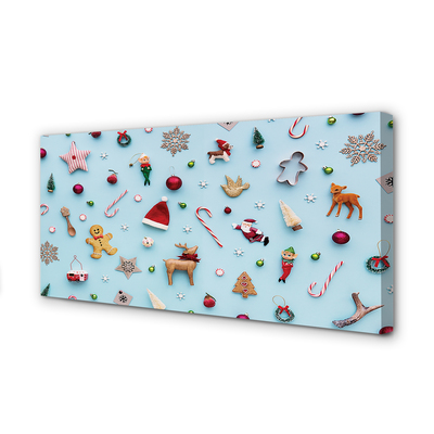 Quadro em tela Enfeites, decorações, doces