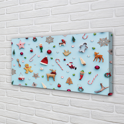 Quadro em tela Enfeites, decorações, doces