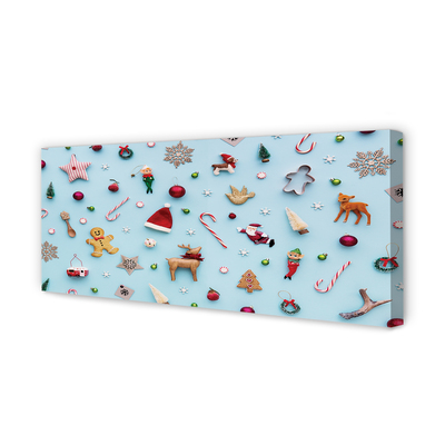 Quadro em tela Enfeites, decorações, doces