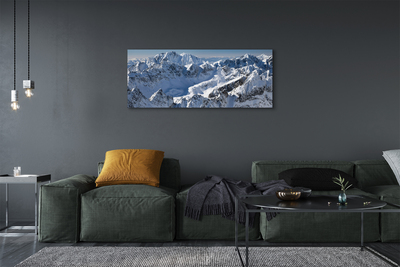 Quadro em tela Montanhas neve de inverno