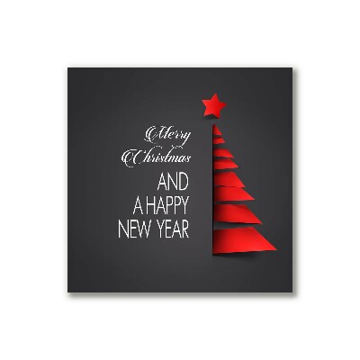 Quadro em tela Decoração abstrata para árvore de Natal