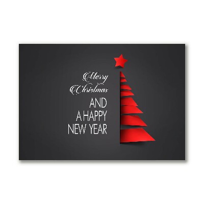 Quadro em tela Decoração abstrata para árvore de Natal