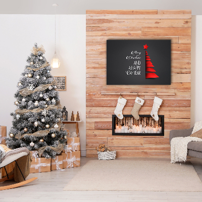 Quadro em tela Decoração abstrata para árvore de Natal