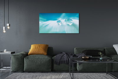 Quadro em tela Macro gotas de água