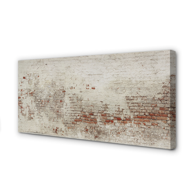 Pintura em tela Parede de tijolos vintage