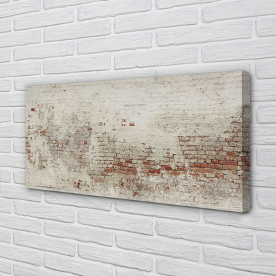 Pintura em tela Parede de tijolos vintage