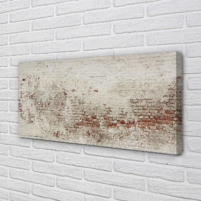 Pintura em tela Parede de tijolos vintage