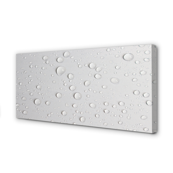 Quadro em tela Macro gotas de água