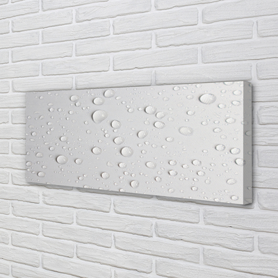 Quadro em tela Macro gotas de água