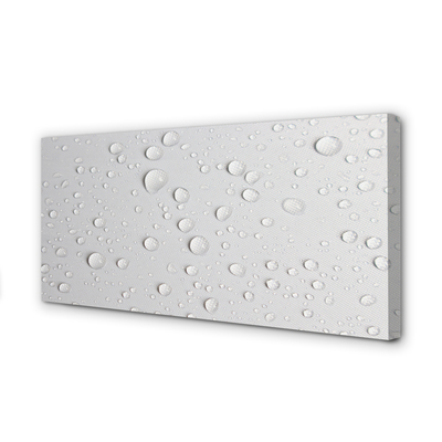 Quadro em tela Macro gotas de água