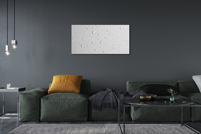 Quadro em tela Macro gotas de água