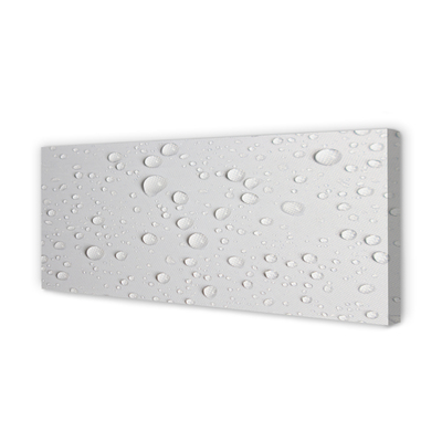 Quadro em tela Macro gotas de água